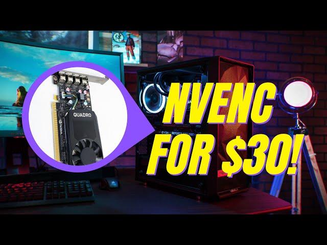 You Can Now Buy NVENC for Your Streaming PC!