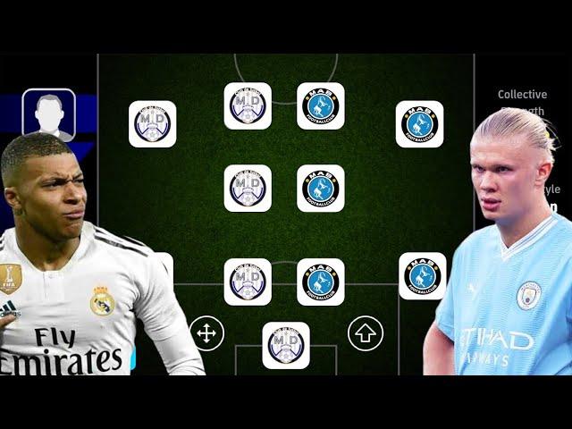 REAL MADRID X MAN CITY!  BEST SPECIAL SQUAD BUILDER!! EFOOTBALL 2024 MOBILE