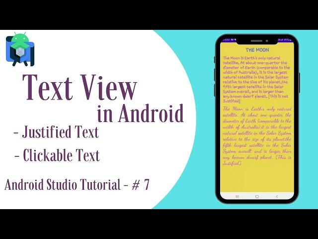 Text View in Android II Android Studio Tutorial - #7