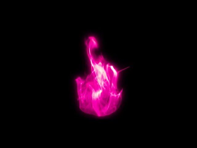 Green Screen and Black Screen Pink Fire video effects