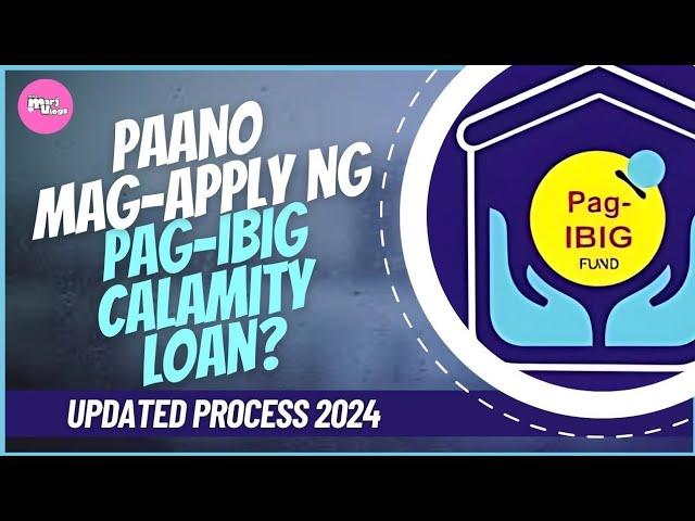 PAANO MAG APPLY NG PAG IBIG CALAMITY LOAN ONLINE? Updated Process 2024 | Miss Marj Vlogs