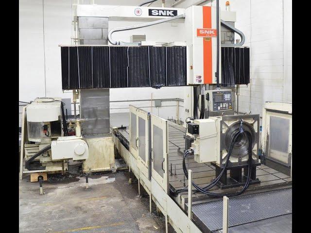 SNK RB-4NM double column 5 axis bridge type CNC machining center