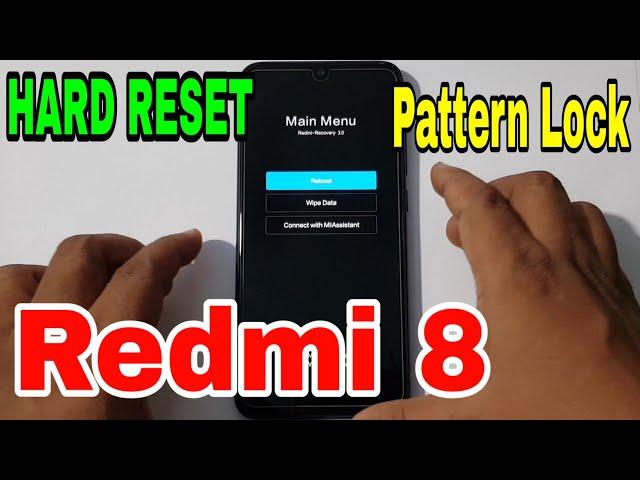 Redmi 8 (M1908C3II) Hard Reset or Pattern Unlock Easy Trick With Keys