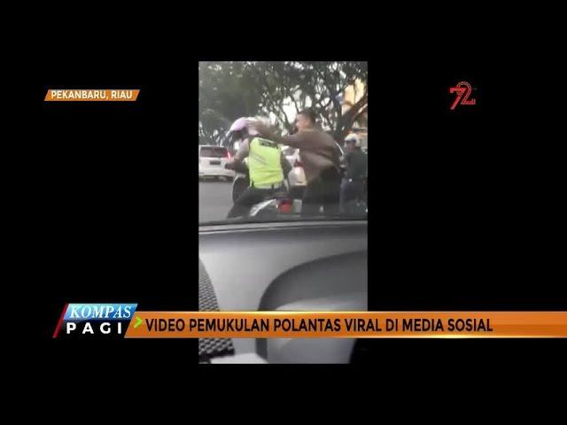 Video Pemukulan Polantas Viral di Media Sosial