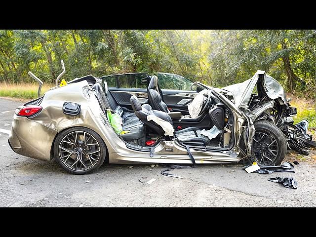 Totally Destroyed BMW Car Repaired by Professional Mechanic | by @tussik01