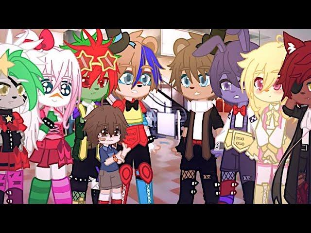 Fnaf 1+afton family meet Fnaf security breach // my AU // Gacha club