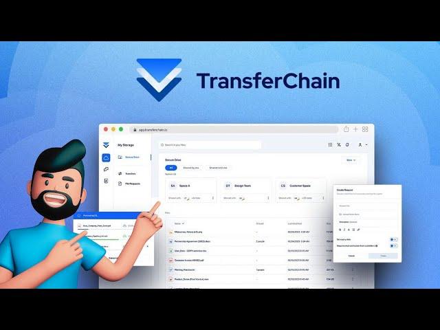 TransferChain Review: Secure File Storing and Sharing with Zero-Knowledge Encryption Cloud Storage