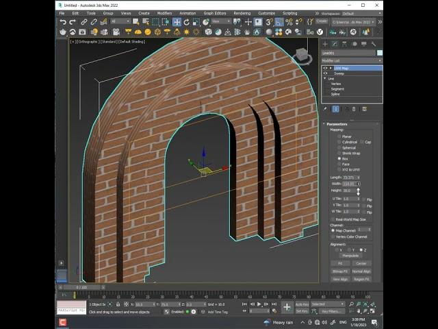 Correct brick arc texturing | 3Ds Max Tutorial