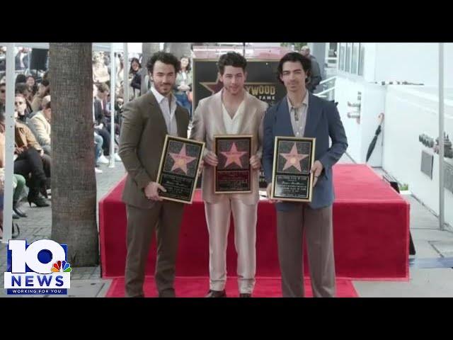 Jonas Brothers earn star on Hollywood Walk of Fame