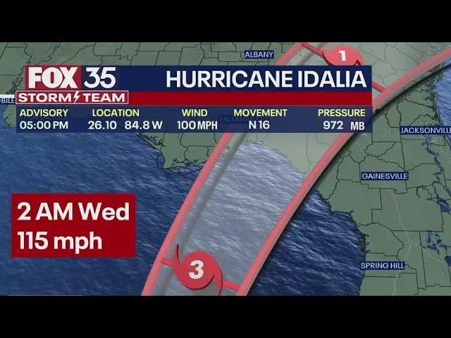 Hurricane Idalia update: Idalia strengthens to Cat. 2 hurricane