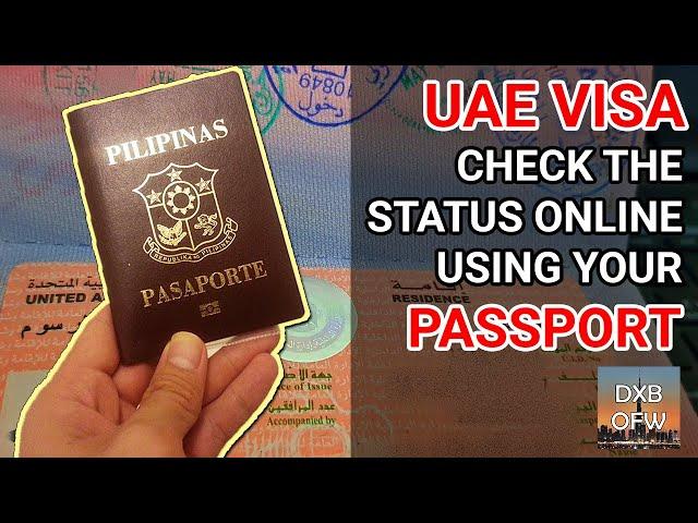 How to Check UAE Visa Status Online Using Passport