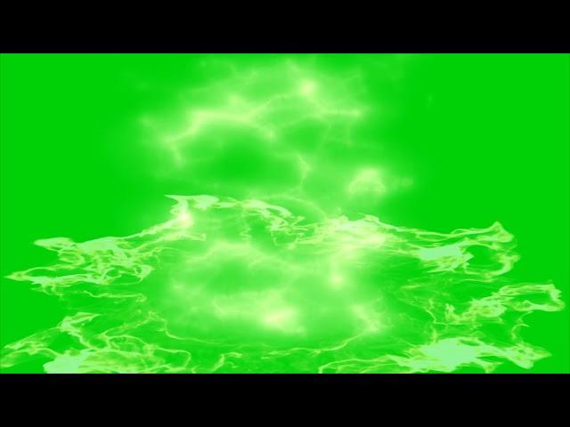 Dragon Ball Z Super Saiyan Flame Aura Effect - Green Screen Compilation