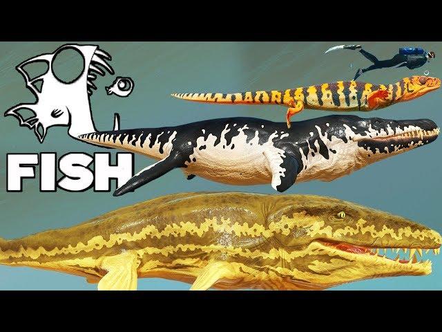 NEW FOOD CHAIN! - NEW Cretaceous Reptiles DEVOUR EVERYTHING - Feed and Grow Fish Gameplay