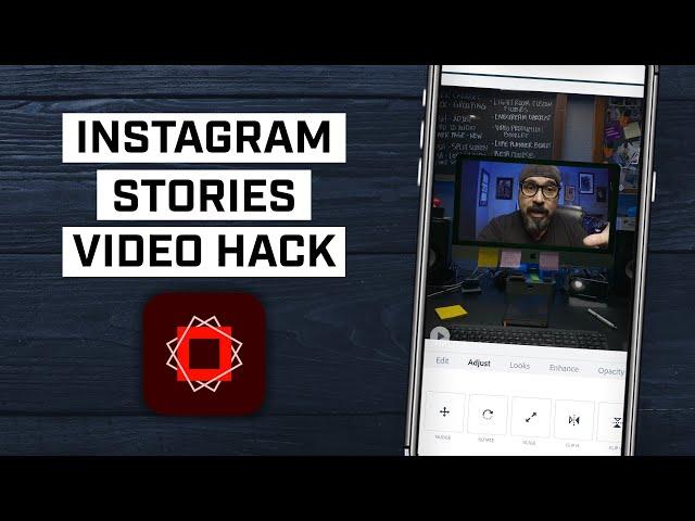 Video Trick for Instagram Stories with Adobe Spark Post