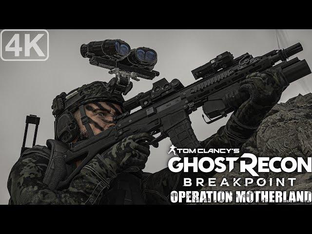 Ghost Recon Breakpoint｜Operation Motherland｜Full Game｜Tactical Co-Op Playthrough｜4K