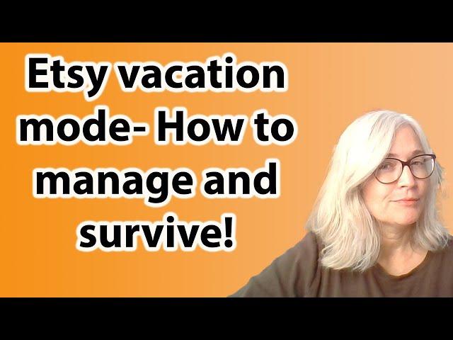 Get sales right after Etsy vacation mode by doing it this way!