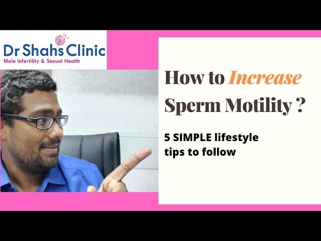 How to increase sperm motility ?