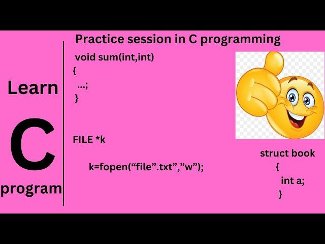 C Programming practice on Functions, Pointers, Structures, and File Handling (ep-10)