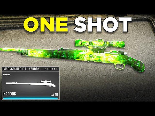 new *ONE SHOT* KAR98 is BROKEN in Warzone!  (Best Kar98k Class Setup)