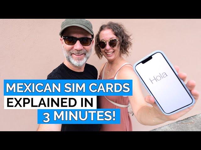 SIM cards in Mexico explained in 3 minutes – while we shop at La Comer! | SIM card and Airalo eSIM