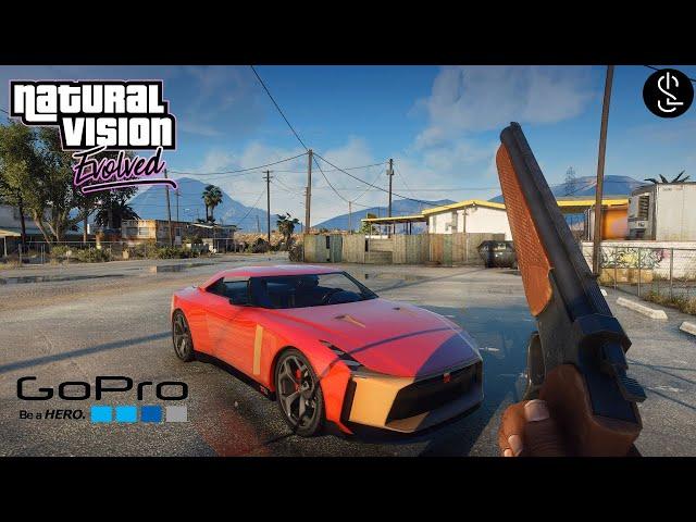 GTA 5: POV Drive(GoPro gameplay) Natural Vision Evolved April Update