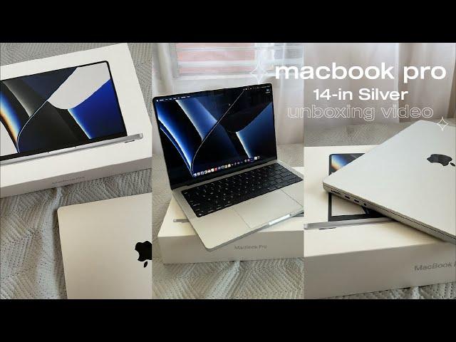 14-in Silver  Macbook Pro M1 Pro Chip (Base Model) Unboxing Video | 2022