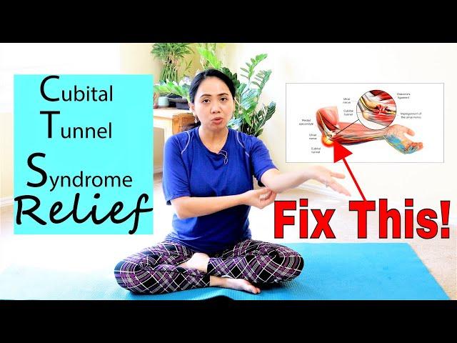 Elbow Pain Going Down Pinky and Ring Fingers? Cubital Tunnel Syndrome Exercises Relief