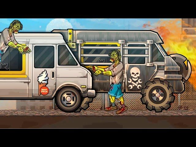 I THOUGHT IT WAS AN ICE CREAM VAN... AND THIS IS A PADDY WAGON ► Earn to Die 2 #3