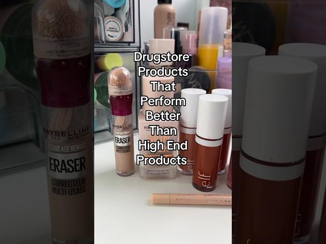 Drugstore products that perform better than high end products! #makeupdrugstore #productsyouneed