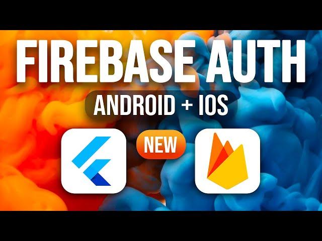 Flutter Firebase Auth - The Cleanest & Fastest Way - IOS & Android