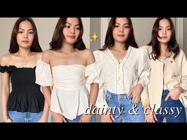 QUALITY DAINTY FEMININE TOPS FOR ANY OCCASION • Joselle Alandy