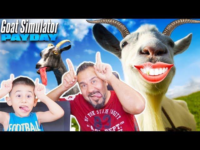 DÜNYANIN EN ÇILGIN VE KOMİK KEÇİSİ! | GOAT SIMULATOR PAYDAY OYNUYORUZ!