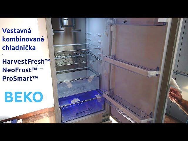 BEKO Built-in fridge freezer BCNA275E4SN unpacking, test start, for kitchen cabinet integrateion