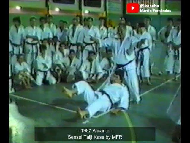 1987 Taiji KASE teaching NIJUSHIHO BUNKAI - Alicante (Spain)