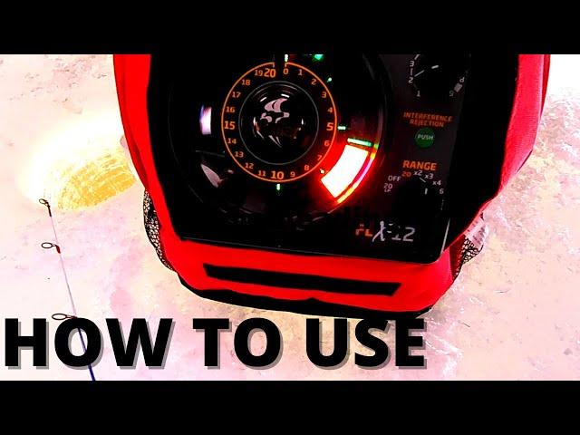 How to use a Vexilar- Ice Fishing