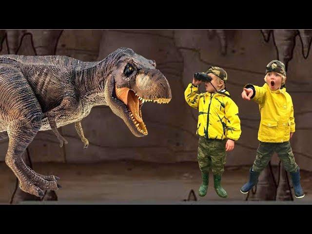 A Jurassic Adventure: A T-Rex Hunt! 