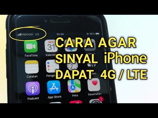 Cara Mengubah Jaringan iPhone Ke LTE