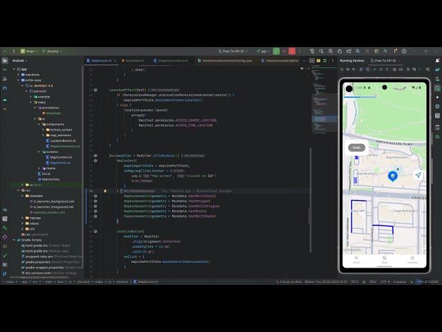 Как отображать данные на карте Mapbox в Jetpack Compose?