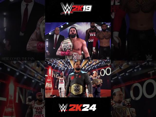 WWE2K24 VS WWE2K19 