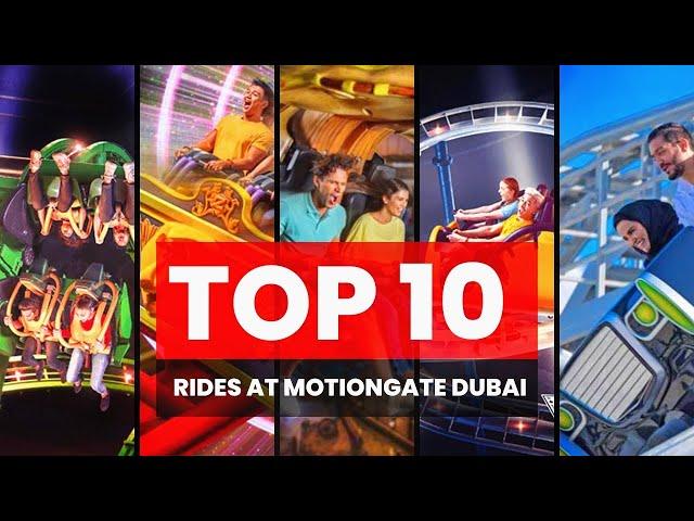 Top 10 Rides at Motiongate Dubai | United Arab Emirates | POV