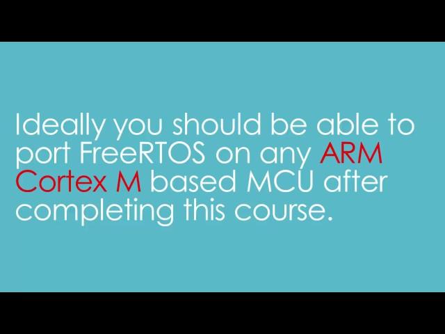 RTOS porting and programming lecture-1: Course Overview