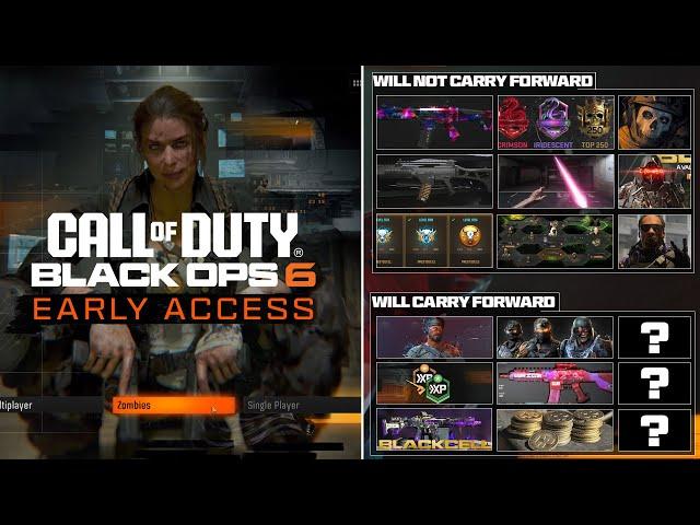 NEW Black Ops 6 Carry Forward, EARLY ACCESS Info, FREE Rewards, & MORE!  - Black Ops 6