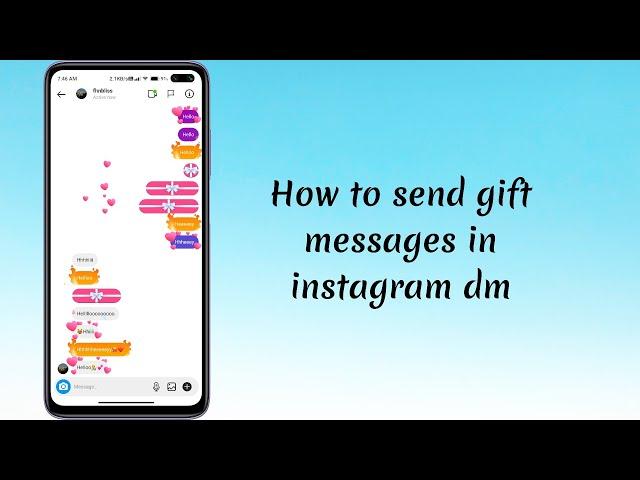 How to send gift messages on instagram dm | Instagram dm unknown trick | Tech and Tips️