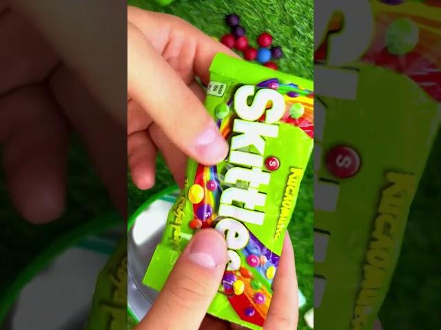 Orbit Skittles Green ASMR #asmr #relaxation #asmrmagic