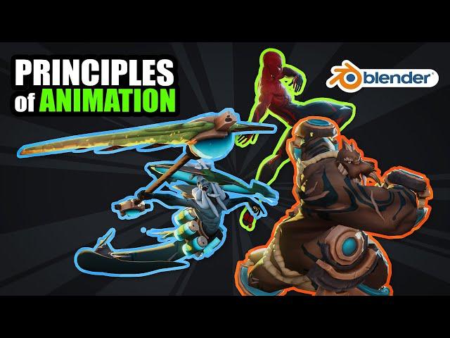 The principles of animation in Blender