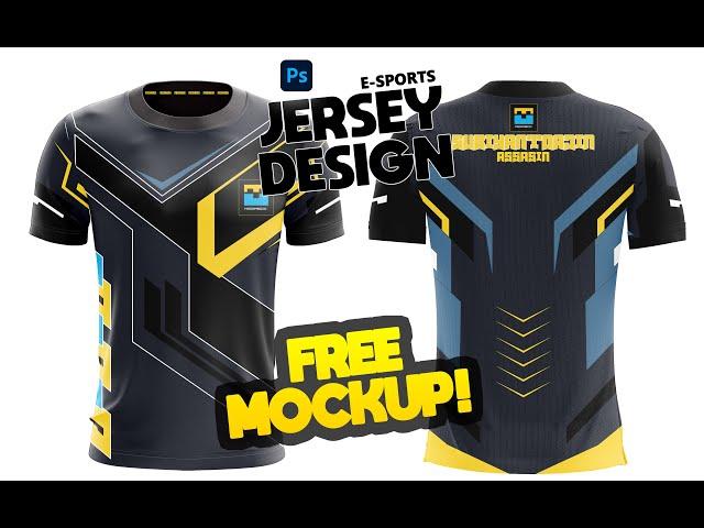 (Free Pattern) Sublimation E-sports01 Jersey Design | PSD file