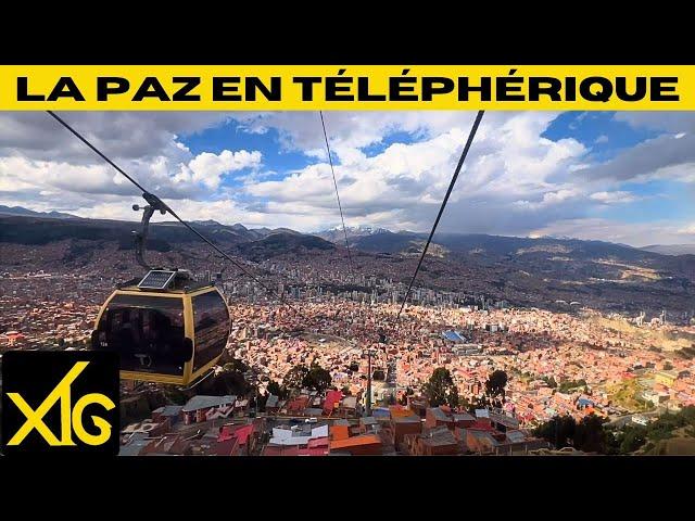 581 la paz in bolivia by cable car #bolivia #travel #cable car