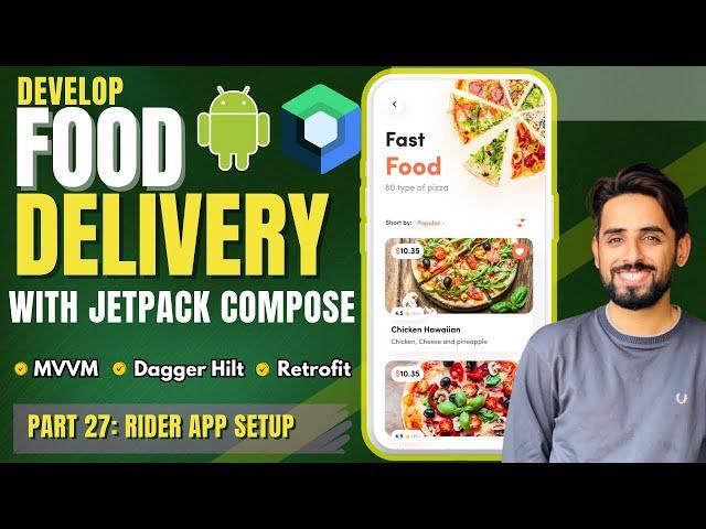 CREATE Your Own Food Delivery App with Android Jetpack Compose Tutorial E:27  | Rider App setup