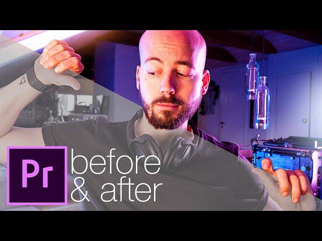 A Before and After WIPE TRANSITION in Premiere Pro