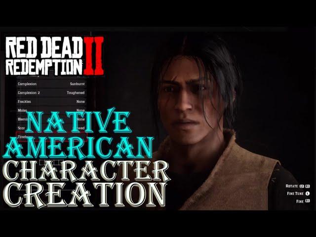 Red Dead Redemption 2 Online Native American Character Creation